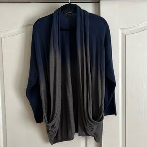 DKNY Jeans Ombré Open Front Sweater 2X